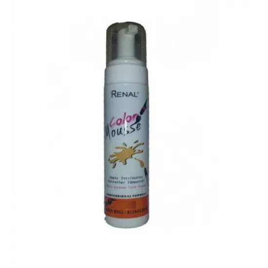 Αφρός χτενίσματος με χρωστικά συστατικά-Color Mousse Renal 102 Ασημί