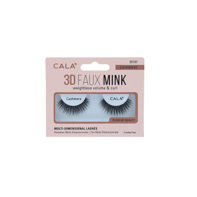 Βλεφαρίδες Ματιών CALA 3D Faux Mink Lashes Cashmere 35107