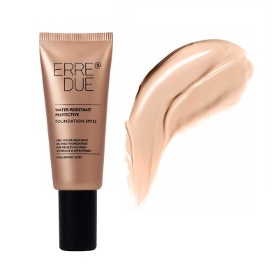 Αδιάβροχο Make Up Προσώπου με SPF25 Erre Due Water Resistant Protective Foundation 30ml