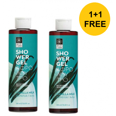 Αφρόλουτρο Bodyfarm Vanilla Milk (1+1) 2x250ml