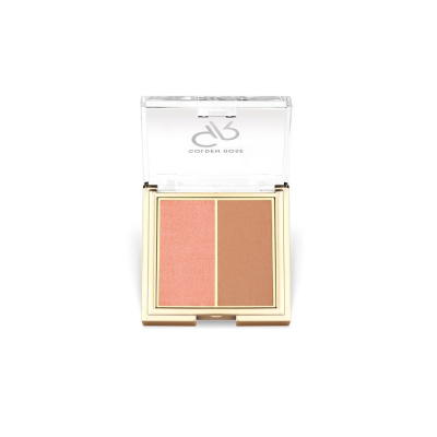 Ρούζ Προσώπου Golden Rose Iconic Blush Duo No 01 Rose & Nude