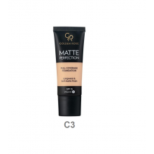 Foundation Προσώπου Golden Rose Matte Perfection Full Coverage SPF 15  No C3  35ml