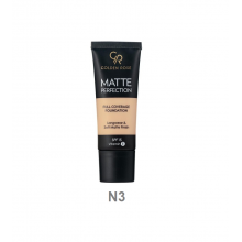 Foundation Προσώπου Golden Rose Matte Perfection Full Coverage SPF 15  No N3  35ml