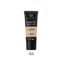 Foundation Προσώπου Golden Rose Matte Perfection Full Coverage SPF 15  No N4  35ml