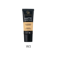 Foundation Προσώπου Golden Rose Matte Perfection Full Coverage SPF 15 No W3 35ml