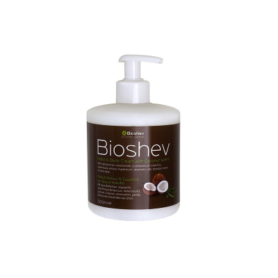 Κρέμα Χεριών & Σώματος Καρύδα BIOSHEV 500ml