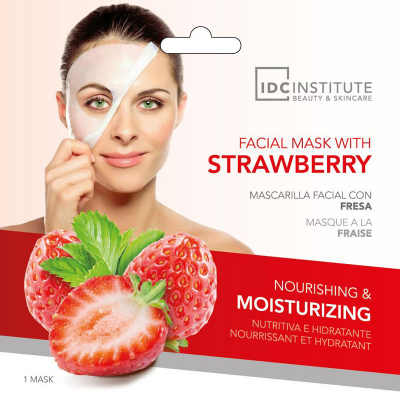 Ενυδατική Μάσκα Προσώπου IDC Institute Strawberry Facial Mask