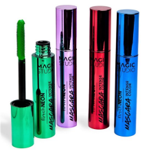 Μάσκαρα Ματιών σε Πράσινο Χρώμα IDC Magic Studio Flash Neon Intense Color Mascara 10ml