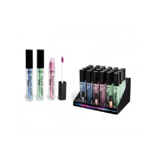 Σκιά Ματιών με Πράσινο Glitter σε Υγρή Μορφή IDC Magic Studio Flash Neon Liquid Glitter 3ml
