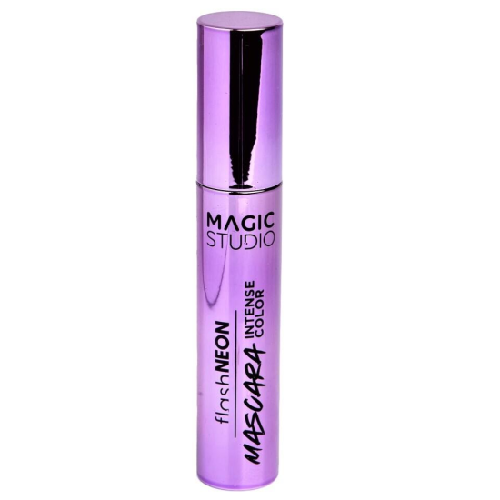 Μάσκαρα Ματιών σε Μοβ Χρώμα IDC Magic Studio Flash Neon Intense Color Mascara 10ml