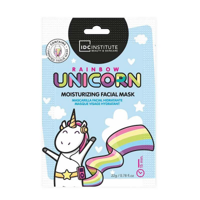 Ενυδατική Μάσκα Προσώπου IDC Institute Rainbow Unicorn Moisturizing Facial Mask