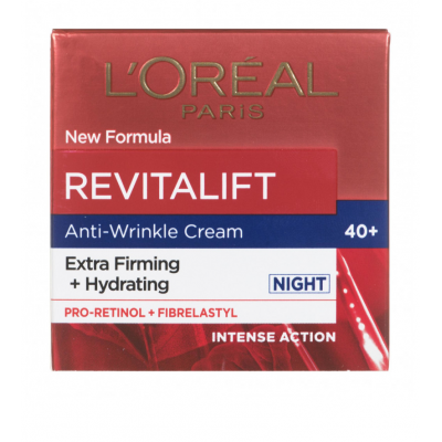 Κρέμα Προσώπου Νυκτός L'Oréal Paris Revitalift Anti Wrinkle Firming Night Cream 40+  50ml