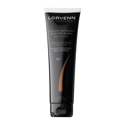Μάσκα Περιποίησης Μαλλιών με Χρώμα Lorvenn Color Refresh & Shine Mask Brown 150ml