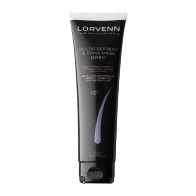 Μάσκα Περιποίησης Μαλλιών με Χρώμα Lorvenn Color Refresh & Shine Mask Grey 150ml