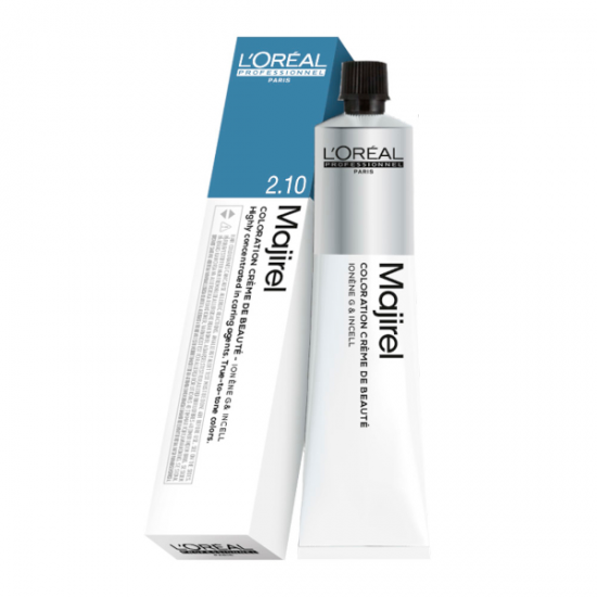 Βαφή μαλλιών LOreal Professionnel Majirel Νο2.10 Καστανό Πολύ Σκούρο Σαντρέ Έντονο 50ml