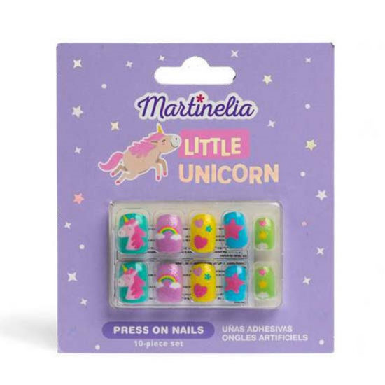 Παιδικό Σετ Νυχιών Martinelia Little Unicorn Press On Nails (10τμχ)