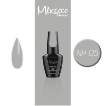 Ημιμόνιμο Βερνίκι Νυχιών Mixcoco No NH05 Γκρι Ανοιχτό 15ml