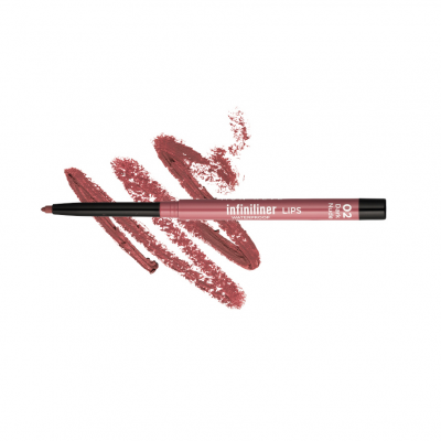 Μολύβι Χειλιών MON REVE Infiniliner Gel Lip Pencil 02  Nude Dark