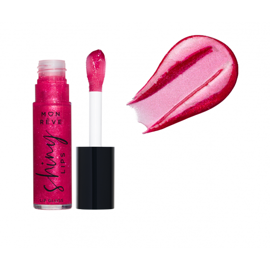 Ενυδατικό Lip Gloss Χειλιών Mon Reve Shiny Lips Νο 12 Berry On Volts 8ml