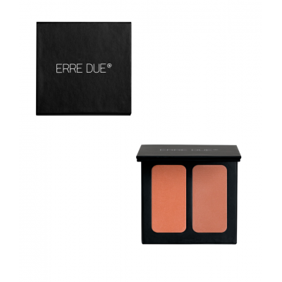 Παλέτα με Ρουζ Προσώπου Erre Due COLOR CUBES BLUSH PALETTE No 351 Apricot Spice