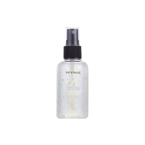 Setting Spray για Πρόσωπο και Σώμα με Λευκού Χρώματος Shimmer WYNIE Glow Luminous 80ml