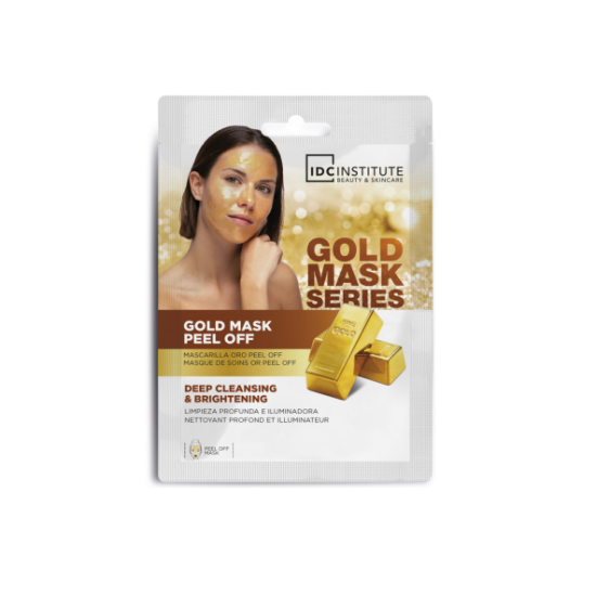 Mάσκα Προσώπου για Καθαρισμό και Λάμψη IDC INSTITUTE Gold Mask Peel Off