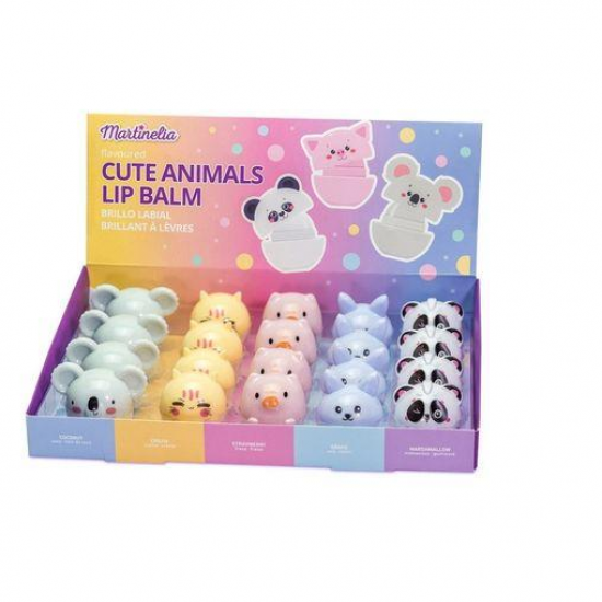 Martinelia Cute Animals Lip Balm Παιδικό Ενυδατικό Χειλιών με Άρωμα Ζαχαρωτό