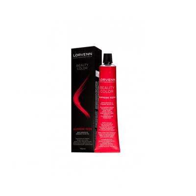 Βαφή μαλλιών Lorvenn Beauty Color Supreme Reds No 7.62 Ξανθό Κόκκινο Ιριζέ 70 ml