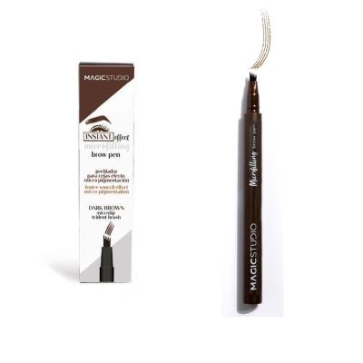 Μολύβι Φρυδιών Εξαιρετικής Ακρίβειας Magic Studio Microfilling Brow Pen Dark Brown