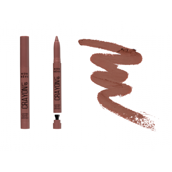 Μηχανικό Ματ Κραγιόν σε Μορφή Στυλό Mon Reve Lip Crayon No 07 Milk Choco