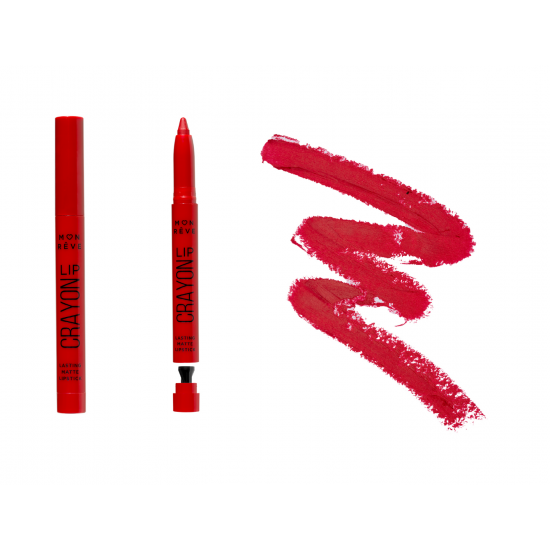 Μηχανικό Ματ Κραγιόν σε Μορφή Στυλό Mon Reve Lip Crayon No 12 True Red