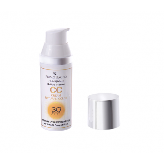 Αντηλιακή Κρέμα Προσώπου με Χρώμα Primo Bagno Helios Parma CC Cream Natural Color SPF30 50ml