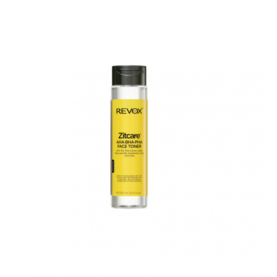 Τονωτική Λοσιόν Προσώπου REVOX Zitcare AHA - BHA - PHA Face Toner 250ml