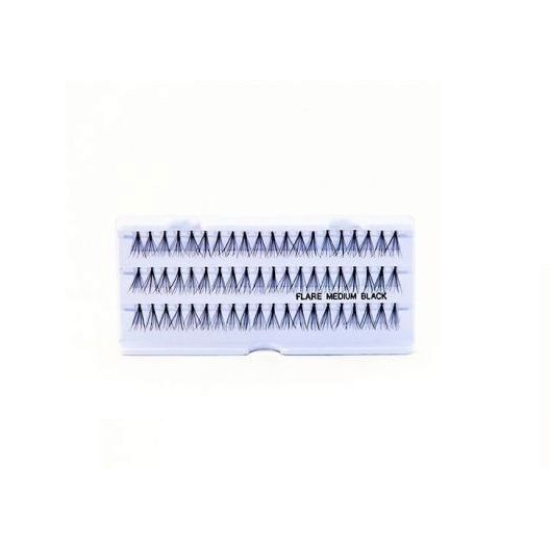 Βλεφαρίδες Ματιών Trendy Eyelashes Flare Medium Black