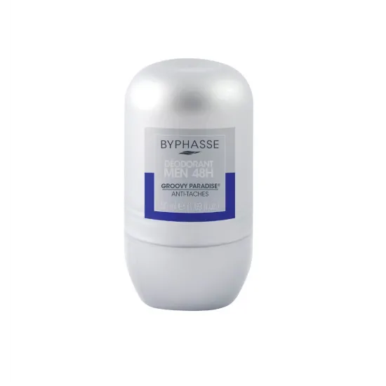 Byphasse Men 24h Deodorant Roll-On – 50 Ml, Langanhaltender Schutz Für Männer