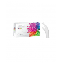 Γάντια Soft Touch Νιτριλίου Λευκά χωρίς πούδρα Vivid White Medium (100τμχ)