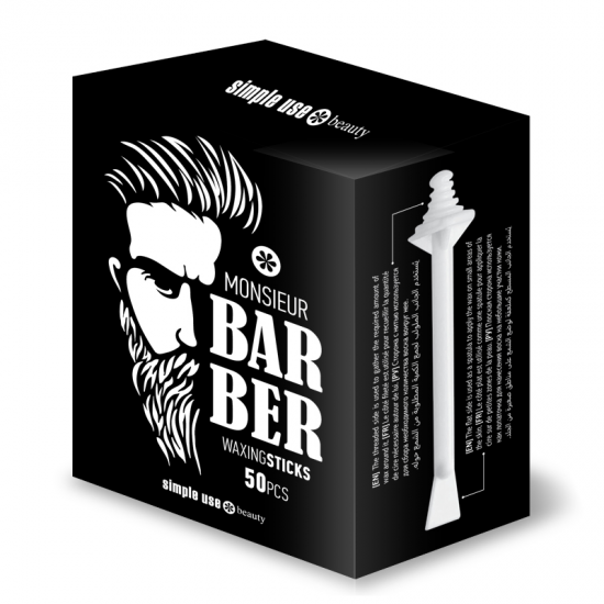 Στικς Αποτρίχωσης Monsieur Barber Waxing Sticks (50τμχ) 01207