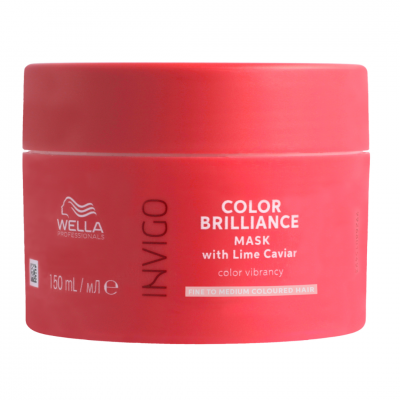 Wella Professionals Invigo Color Brilliance Mask With Lime Caviar Fine to Medium Coloured Hair 150 ml