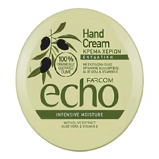 Ενυδατική Κρέμα Χεριών με Εκχύλισμα Ελιάς Echo Farcom 200ml