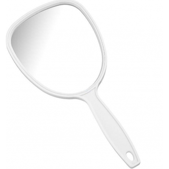 Καθρέφτης Μακιγιάζ Hair Tools με Λαβή Λευκός