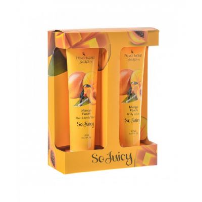 Σετ Περιποίησης Primo Bagno So Juicy Mango Peach– Αφρόλουτρο & Κρέμα Σώματος 150 ml  