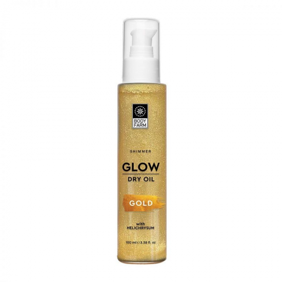 Ξηρό Λάδι για Σώμα & Μαλλιά Bodyfarm Shimmer Glow Gold 100ml