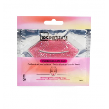  Μάσκα Υδρογέλης Χειλιών με Γκλίτερ -IDC Institute Glitter Lip Pads Pink 