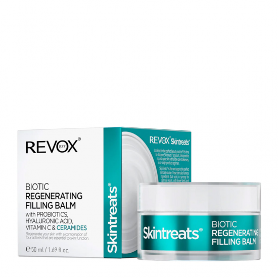 Balm Προσώπου για Ενυδάτωση και Θρέψη REVOX Skintreats Biotic Regenerating Filling Balm 50ml