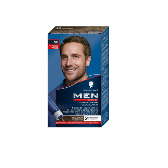 Ανδρική βαφή μαλλιών Schwarzkopf Professional Men Perfect Νο 50 Φυσικό καστανό ανοιχτό