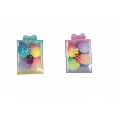 Σετ Σφουγγαράκια Μακιγιάζ Ro-Ro SP245  (Τυχαία επιλογή χρώματος)