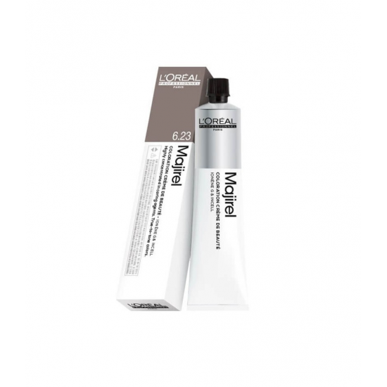 Βαφή μαλλιών LOreal Professionnel Majirel Νο 6.23 Ξανθό Σκούρο Ιριζέ Ντορέ  60ml