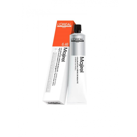 Βαφή μαλλιών LOreal Professionnel Majirel  Νο 6.46 Ξανθό Σκούρο Χάλκινο Κόκκινο 60ml