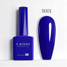 Ημιμόνιμο Βερνίκι Canni Color Nail Gel No 9001 Νavy Blue Hema Free 9ml