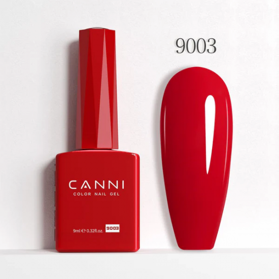 Ημιμόνιμο Βερνίκι Canni Color Nail Gel No 9003 Chrome Red Hema Free 9ml